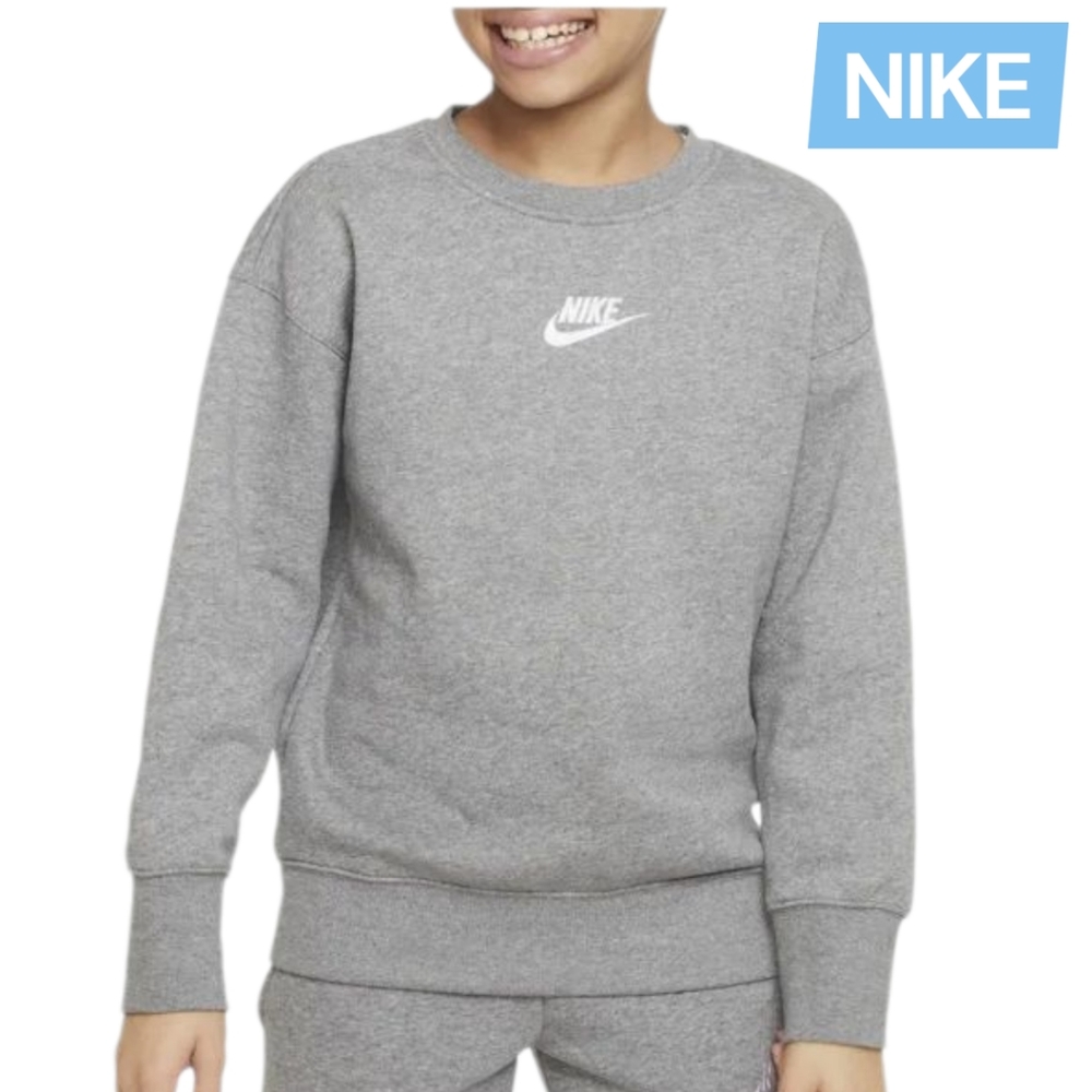 Nike Sportswear Club Fleece Big Kids' (Girls') Crew Sweatshirt
